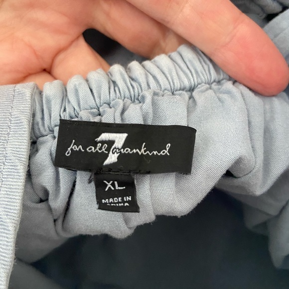 7 for all mankind blue babydoll dress - Picture 6 of 9